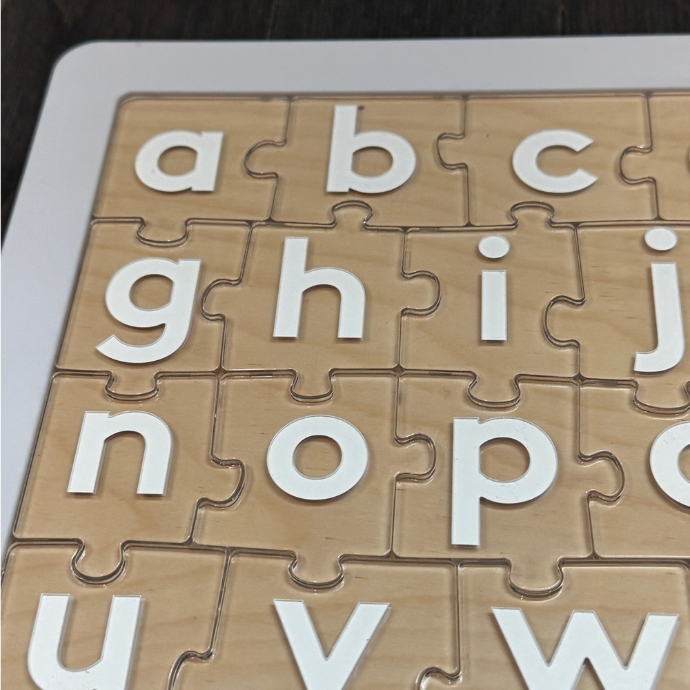 🎉HP🎊 NWOT Lovevery Letter Sounds Alphabet Puzzle - Acrylic Pieces Toddler Kids - Picture 8 of 9